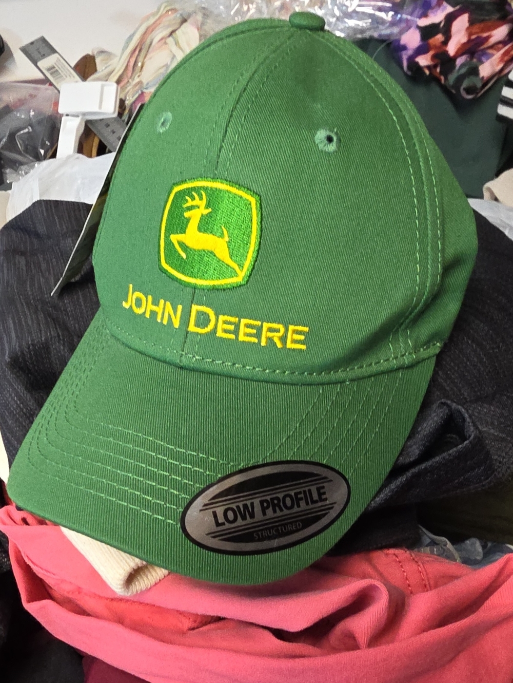 John Deere Green Cap with Yellow Embroidered Logo